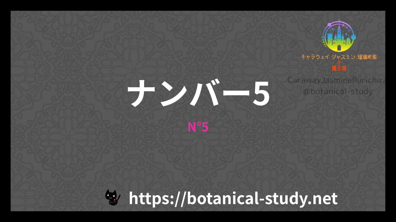 シャネルN°5の香水辞典のアイキャッチ
