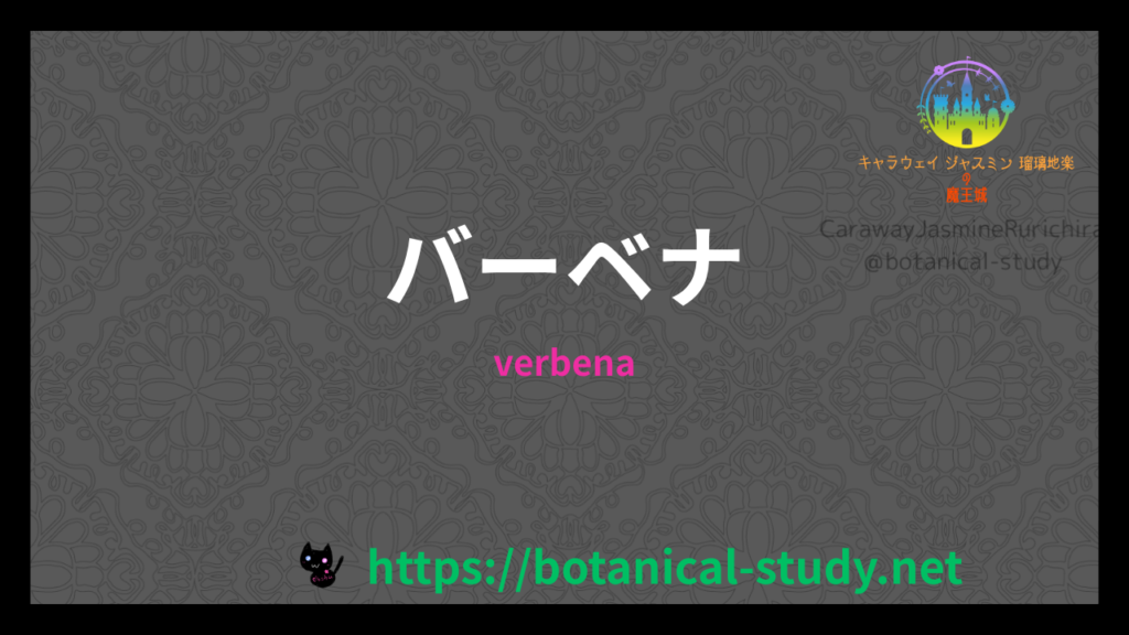 バーベナの香りの性質辞典のアイキャッチ