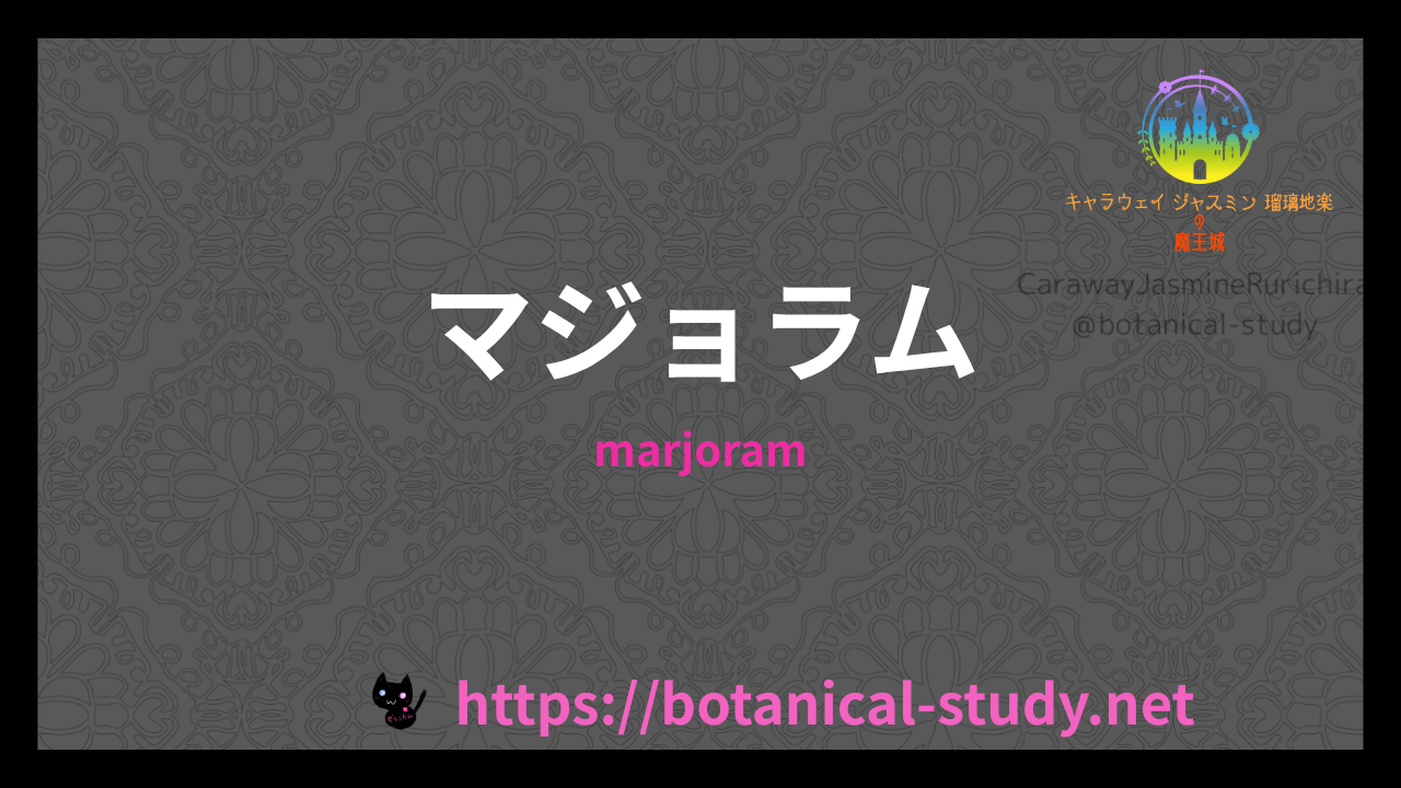 マジョラムの香りの性質辞典のアイキャッチ