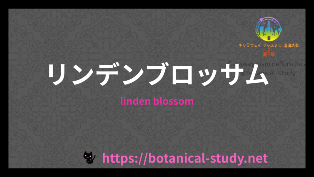 リンデンブロッサムの香りの性質辞典のアイキャッチ