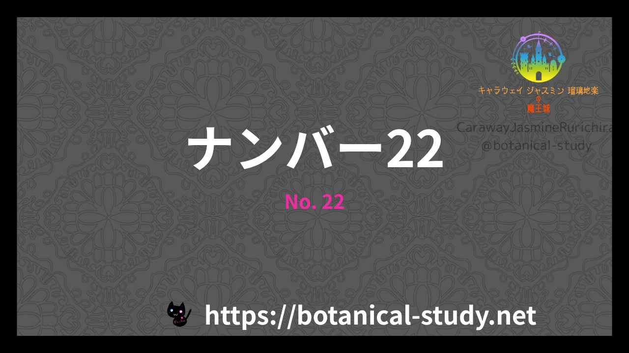 No.22の香水辞典のアイキャッチ