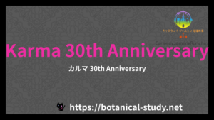 英語版Karma 30th Anniversaryの香水辞典のアイキャッチ