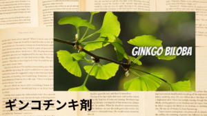 ギンコチンキ剤の植物素材辞典のアイキャッチ
